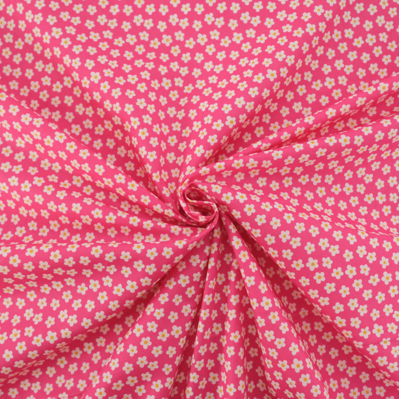 Fuchsia Floral Cotton Poplin - Maison Klem